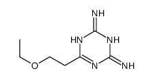 6-(2-ethoxyethyl)-1,3,5-triazine-2,4-diamine Structure