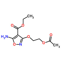 3-(2-ACETOXY-ETHOXY)-5-AMINO-ISOXAZOLE-4-CARBOXYLIC ACID ETHYL ESTER picture