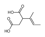 (1-methyl-propenyl)-succinic acid Structure