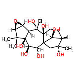 (2β,3β,6β,7α,13β,14S)-2,3-Epoxygrayanotoxane-5,6,7,9,10,14,16-heptol Structure