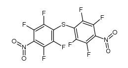 bis(4-nitro-2,3,5,6-tetrafluorophenyl) sulfide结构式