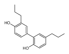 2-(4-hydroxy-3-propylphenyl)-4-propylphenol结构式