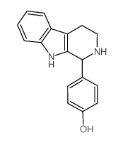 4-(2,3,4,9-TETRAHYDRO-1H-BETA-CARBOLIN-1-YL)-PHENOL structure