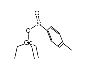 triethylgermyl p-toluenesulfinate Structure