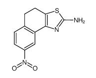 2-amino-4,5-dihydro-8-nitronaphtho(1,2-d)thiazole Structure