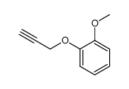 1-甲氧基-2-(丙-2-炔-1-氧基)苯结构式