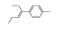 3-p-Methylphenyl-hexen-(3) Structure