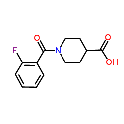 1-(2-Fluorobenzoyl)-4-piperidinecarboxylic acid picture