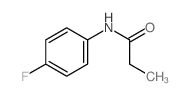 Propanamide,N-(4-fluorophenyl)- Structure