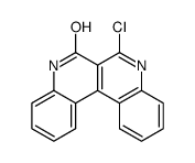 7-CHLORODIBENZO[C,F][2,7]NAPHTHYRIDIN-6-OL structure