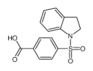 4-(2,3-dihydroindol-1-ylsulfonyl)benzoic acid图片