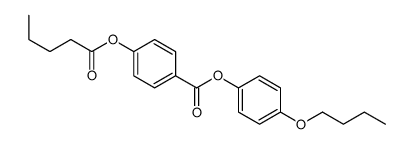 (4-butoxyphenyl) 4-pentanoyloxybenzoate Structure