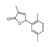 5-(2,5-Dimethylphenyl)-3-methyl-2(5H)-furanone Structure