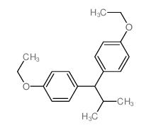 Benzene, 1,1-(2-methylpropylidene)bis(4-ethoxy- Structure