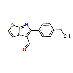 6-(4-Ethylphenyl)imidazo[2,1-b][1,3]thiazole-5-carbaldehyde结构式