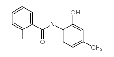 Benzamide, 2-fluoro-N-(2-hydroxy-4-methylphenyl)- (9CI) structure