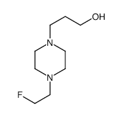 1-Piperazinepropanol,4-(2-fluoroethyl)-(9CI) Structure