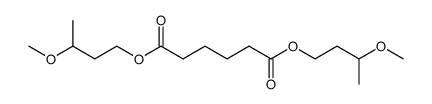 Hexanedioic acid bis(3-methoxybutyl) ester结构式