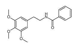 N-(3,4,5-trimethoxy-phenethyl)-benzamide结构式