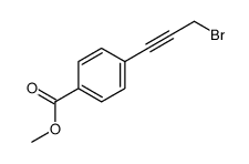 methyl 4-(3-bromoprop-1-ynyl)benzoate结构式