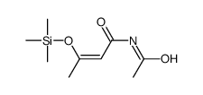 N-acetyl-3-trimethylsilyloxybut-2-enamide Structure