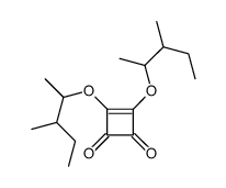 3,4-bis(3-methylpentan-2-yloxy)cyclobut-3-ene-1,2-dione Structure