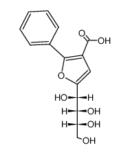 5-(D-arabino-tetroxybutyl)-2-phenyl-3-furoic acid Structure