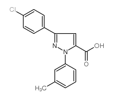 3-(4-chlorophenyl)-1-m-tolyl-1h-pyrazole-5-carboxylic acid picture