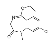 8-Chloro-5-ethoxy-1-methyl-1H-1,4-benzodiazepin-2(3H)-one structure