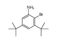 2-bromo-3,5-ditert-butylaniline Structure