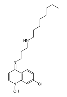 7-Chloro-N-[3-(octylamino)propyl]-4-quinolinamine1-oxide结构式