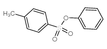 Benzenesulfonic acid,4-methyl-, phenyl ester structure