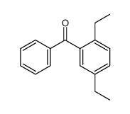 2,5-diethyl-benzophenone结构式