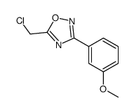 5-(Chloromethyl)-3-(3-methoxyphenyl)-1,2,4-oxadiazole结构式