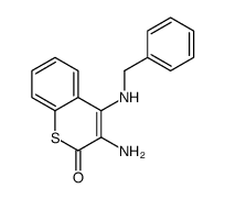 3-amino-4-(benzylamino)thiochromen-2-one结构式