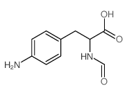 3-(4-aminophenyl)-2-formamidopropanoic acid结构式