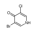 3-Bromo-5-chloropyridin-4(1H)-one Structure