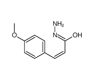 (E)-3-(4-methoxyphenyl)prop-2-enehydrazide结构式