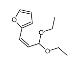 (Z)-3,3-Diethoxy-1-(2-furyl)-1-propen结构式