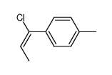 (E)-1-Chlor-1-(4-methylphenyl)-1-propen Structure