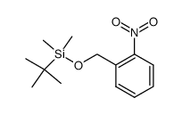 tert-butyldimethyl((2-nitrobenzyl)oxy)silane Structure