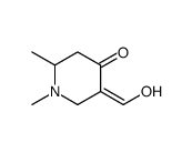 4-Piperidinone, 5-(hydroxymethylene)-1,2-dimethyl- (9CI)结构式