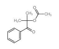 1-Propanone,2-(acetyloxy)-2-methyl-1-phenyl- structure