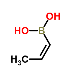 cis-1-Propene-1-boronic acid Structure