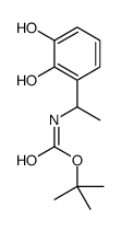 tert-butyl N-[1-(2,3-dihydroxyphenyl)ethyl]carbamate Structure