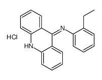 acridin-9-yl-(2-ethylphenyl)azanium,chloride结构式