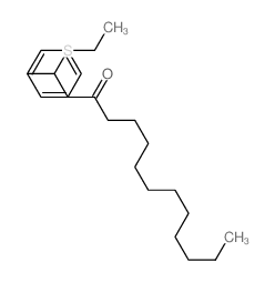 1-ethylsulfanyl-1-phenyl-tetradecan-3-one结构式