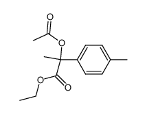 ethyl 2-acetoxy-2-p-tolylpropionate结构式