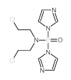 Phosphinic amide, N,N-bis(2-chloroethyl)-P,P-di-1H-imidazol-1-yl- structure