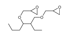 2-[[2-ethyl-3-(oxiran-2-ylmethoxy)hexoxy]methyl]oxirane Structure